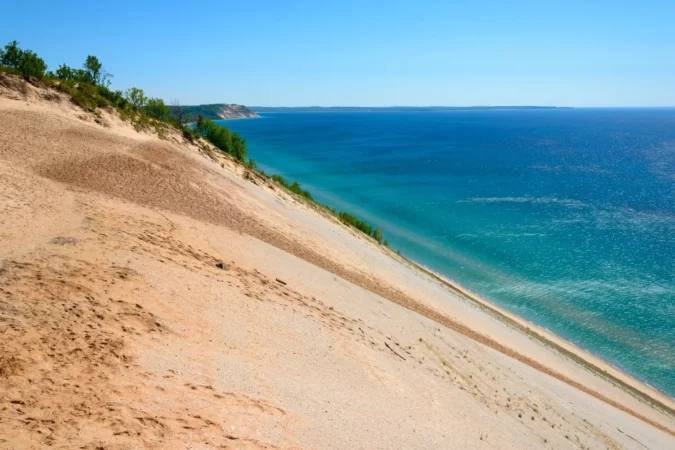 Sleeping Bear Dunes National Lakeshore in Michigan