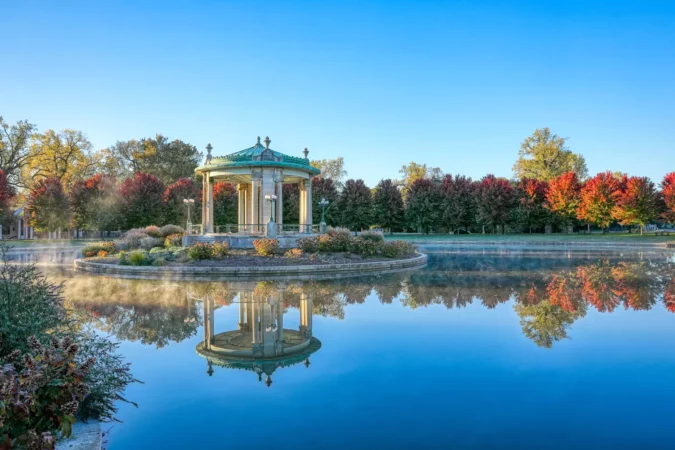 Nathan Frank Bandstand located in Forest Park, St. Louis, Missouri