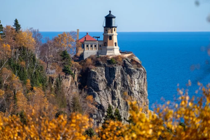 Split Rock Lighthouse on the North Shore of Minnesota