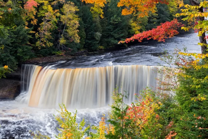 Tahquamenon Falls in Michigan