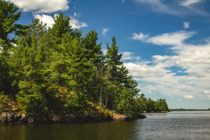 The shores of Lake Kabetogama in Voyageurs National Park, Minnesota
