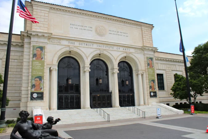 The Detroit Institute of Arts on Woodward Avenue in Detroit, Michigan