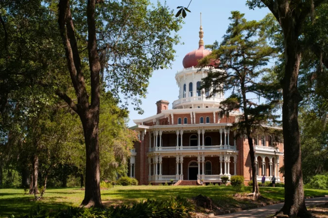 Longwood, an octagonal mansion, in Natchez, Mississippi