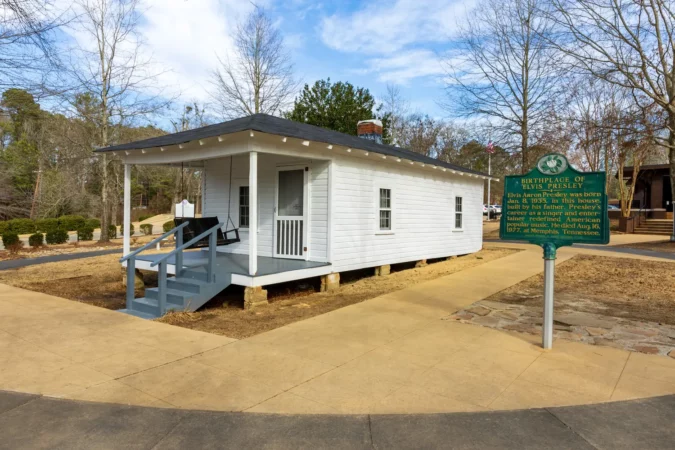 The Birthplace of Elvis Presley in Tupelo, MS