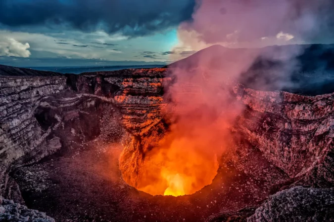 Masaya Volcano near Managua, Nicaragua