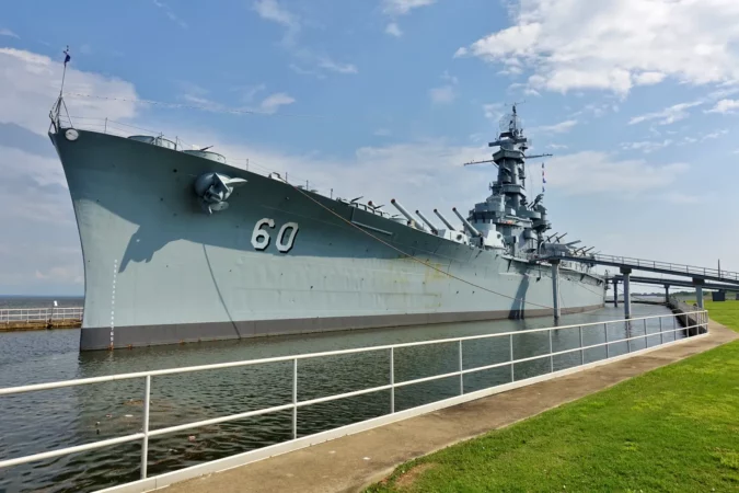The USS Alabama Battleship Memorial Park in Mobile, Alabama