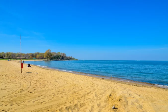 Sandy Point State Park in Maryland, USA