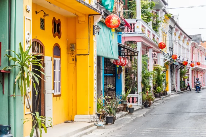Old Sino-Portuguese building in Old Phuket Town
