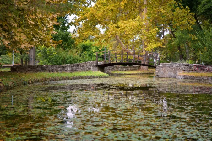 Topcider park in Belgrade, Serbia