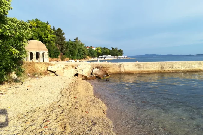 Kolovare beach in Zadar, Croatia