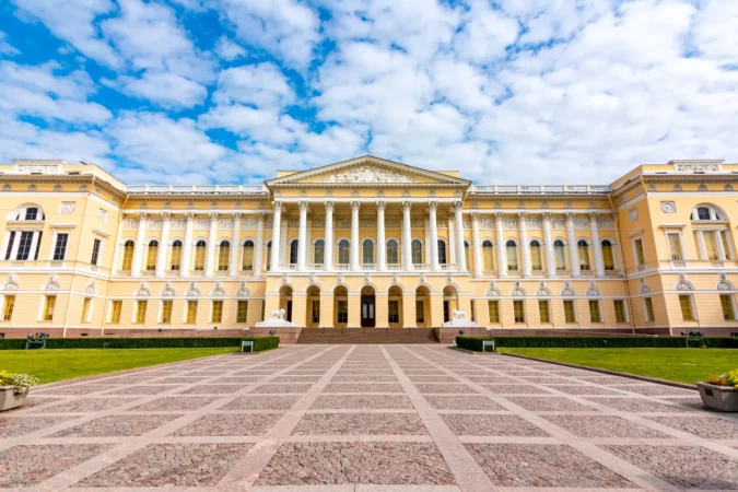 The State Russian Museum, Mikhailovsky Palace in St. Petersburg, Russia