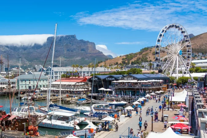 Victoria & Alfred Waterfront in Cape Town, South Africa