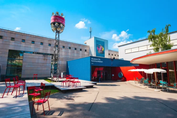 Museum of Communication or Museum fur Kommunikation in Bern city in Switzerland
