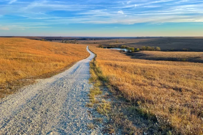 Tallgrass Prairie National Preserve in Kansas, USA