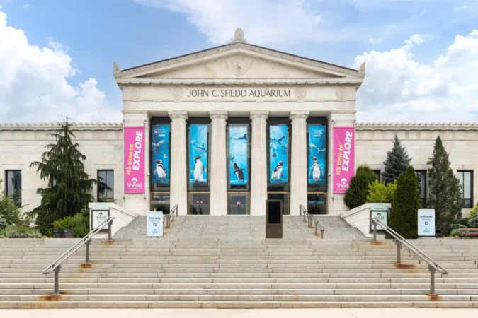 The Shedd Aquarium in Chicago, Illinois