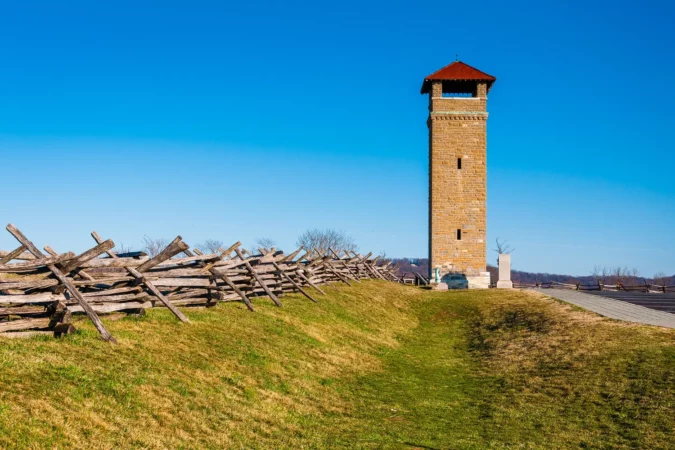 Bloody Lane and Observation Tower, Antietam National Battlefield, Maryland