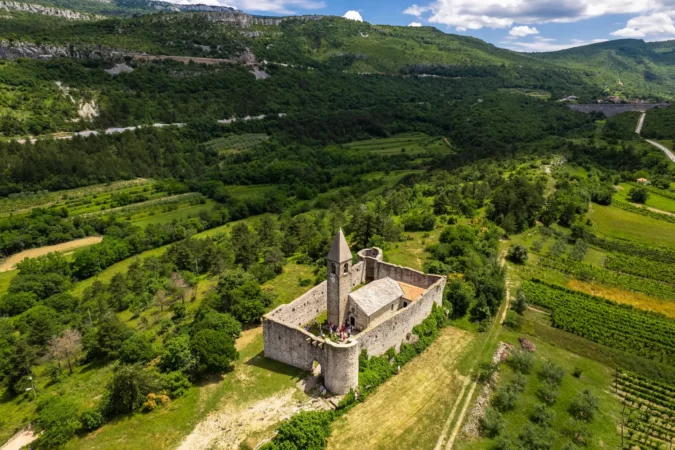 Holy Trinity Church in Hrastovlje, Slovenia