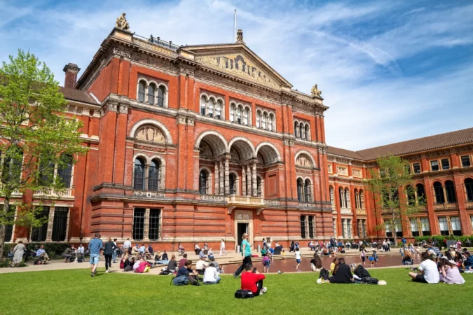 Victoria and Albert Museum in London, UK