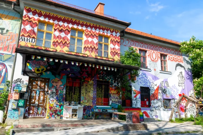 Metelkova Art Centre, AKC Metelkova in Ljubljana, Slovenia