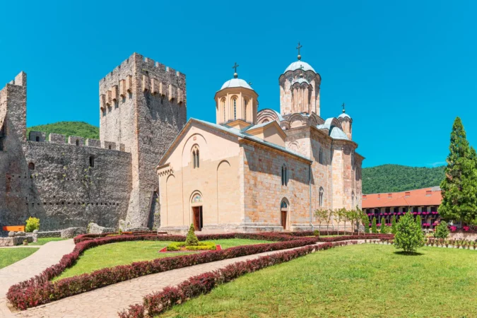 Manasija Monastery in Serbia