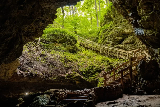 Maquoketa Caves State Park in Iowa