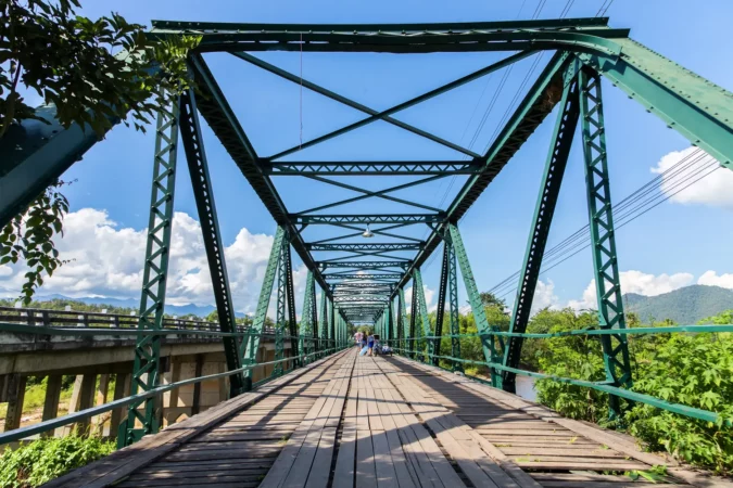 Ta-Pai Memorial Bridge in Pai, Thailand