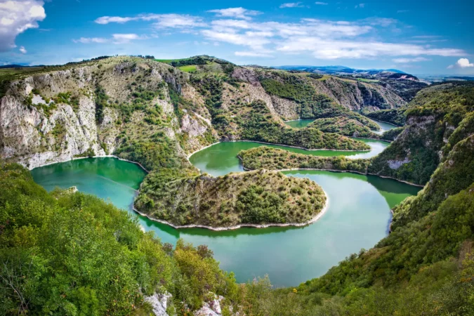Uvac River Gorge in Serbia