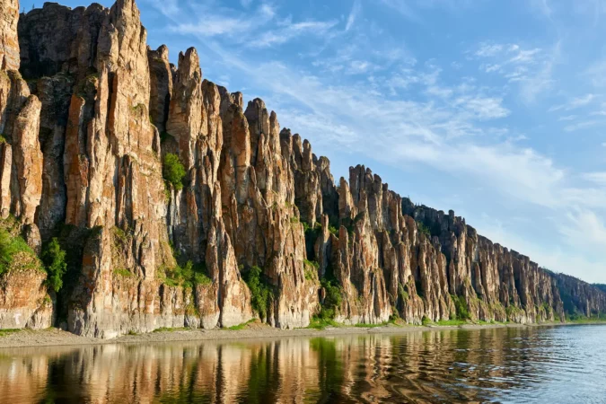 Lena Pillars Nature Park in Russia