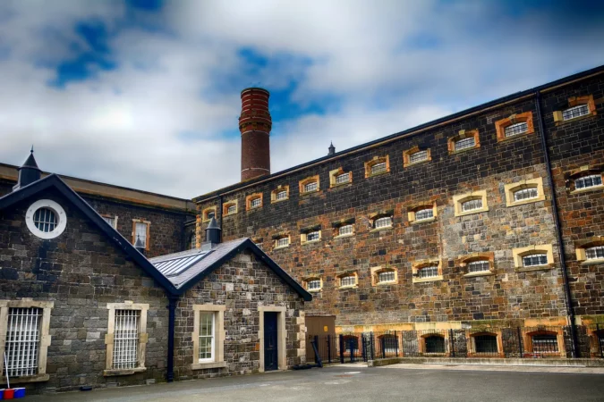 The Crumlin Road Gaol in Belfast, Northern Ireland
