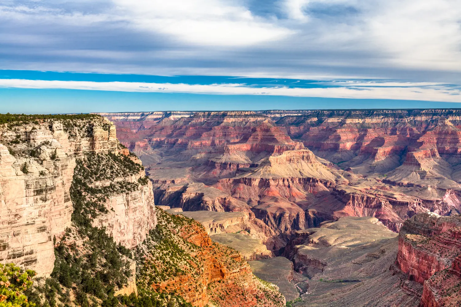 View over Grand Canyon National Park in Arizona, USA