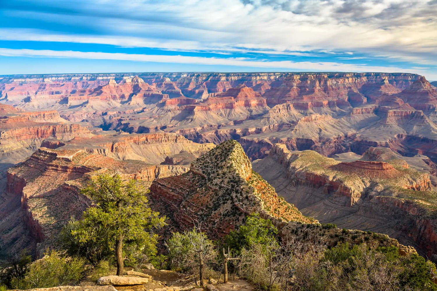 View over Grand Canyon National Park in Arizona, USA
