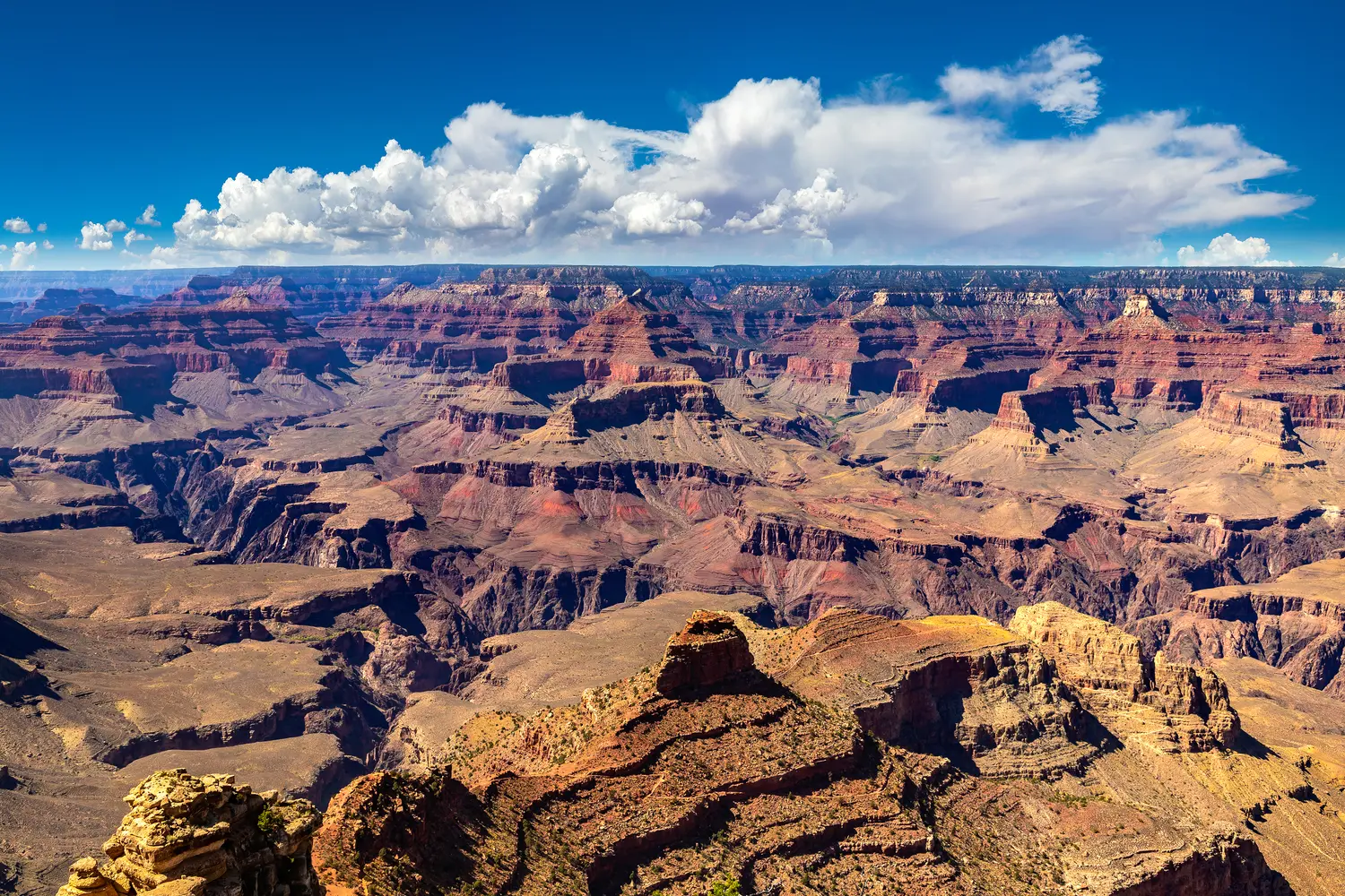 View over Grand Canyon National Park in Arizona, USA