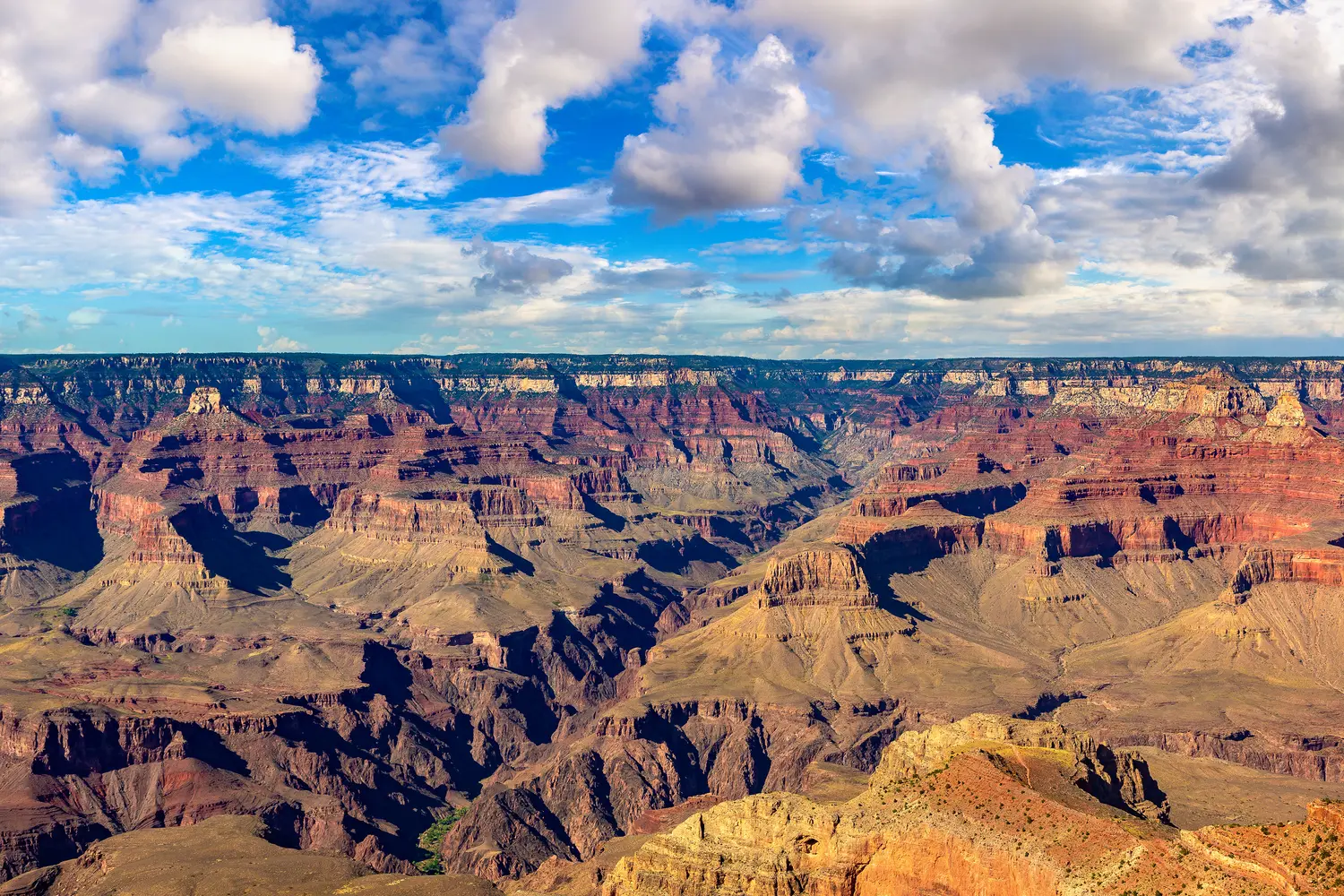 View over Grand Canyon National Park in Arizona, USA
