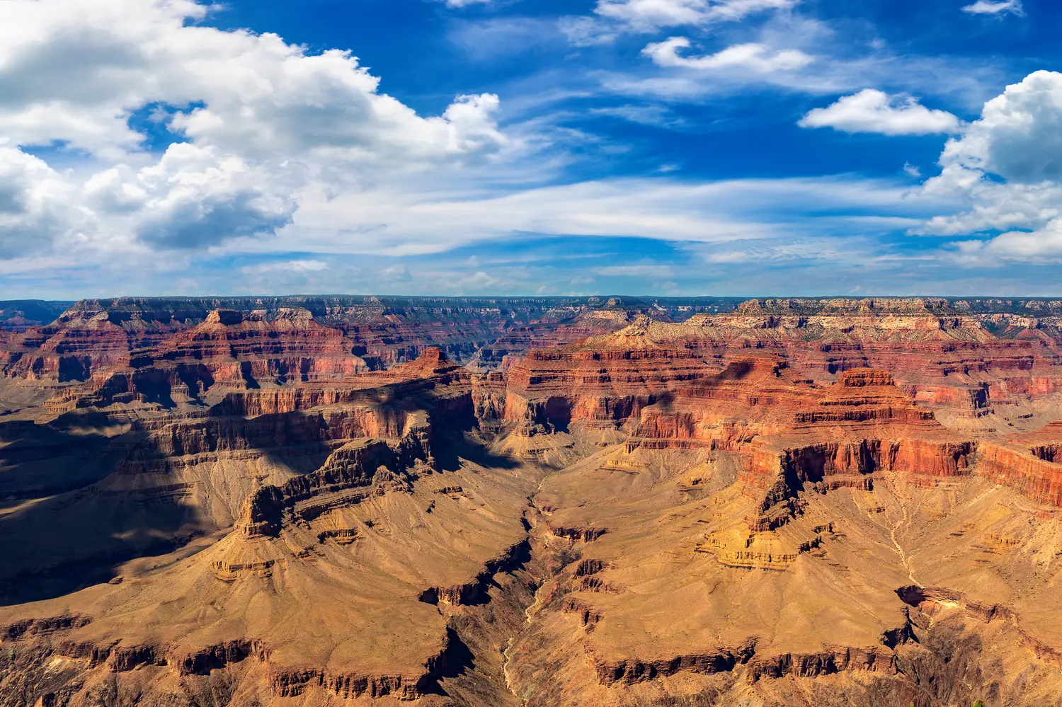 View over Grand Canyon National Park in Arizona, USA