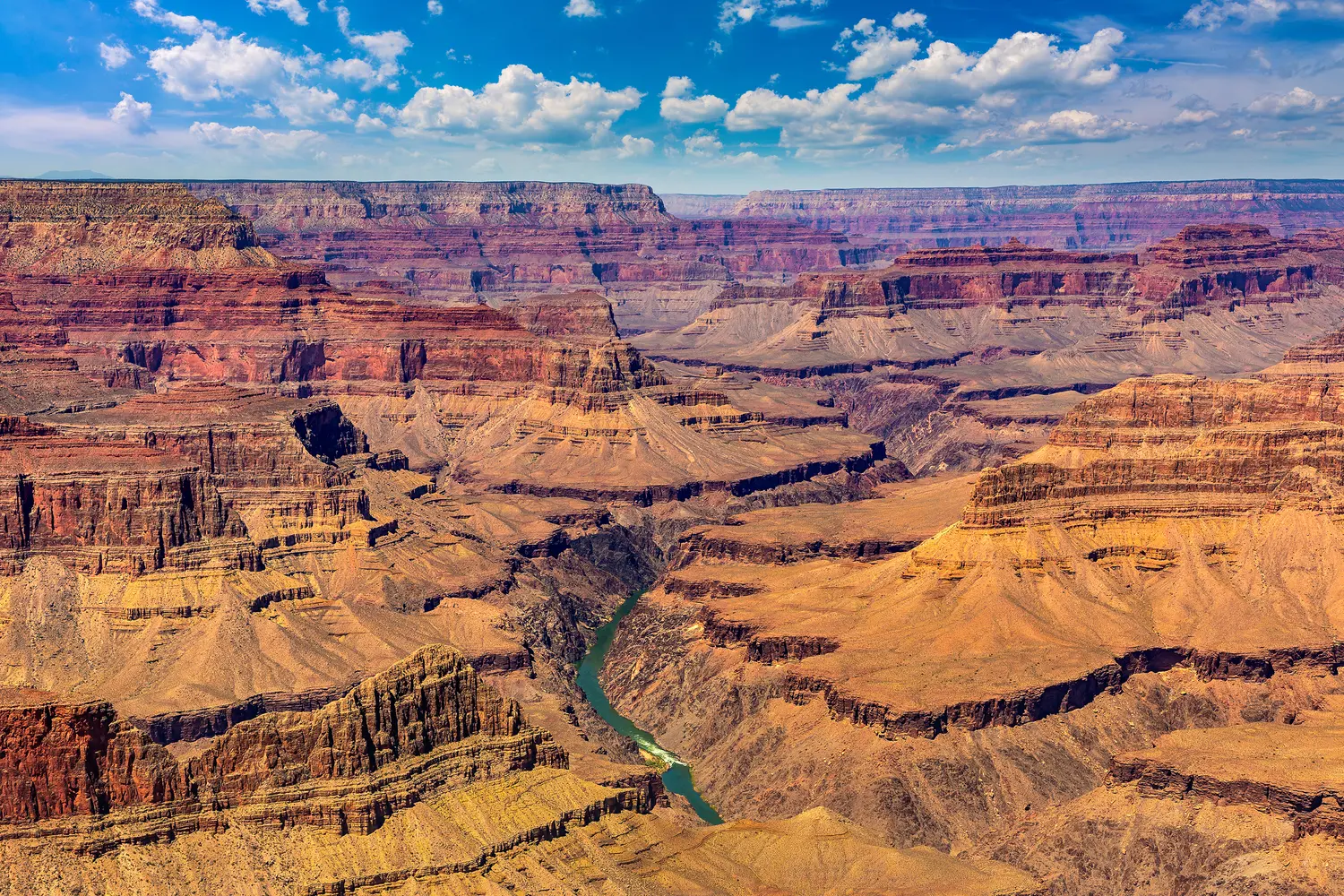 View over Grand Canyon National Park in Arizona, USA