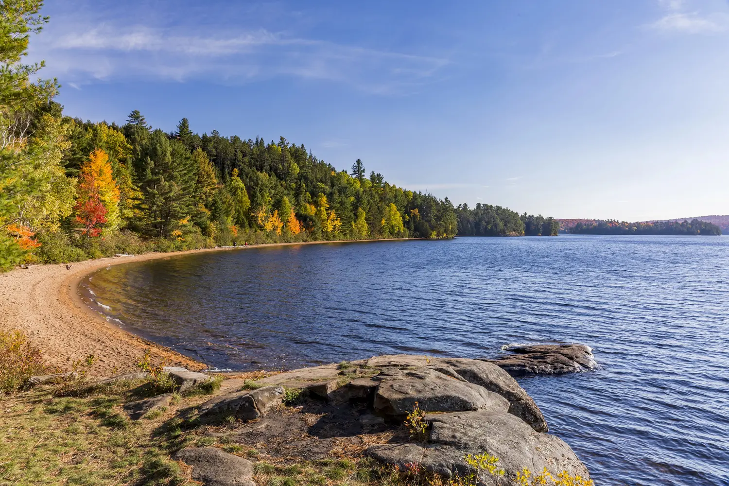 Shoreline at Algonquin Provincial Park in Canada