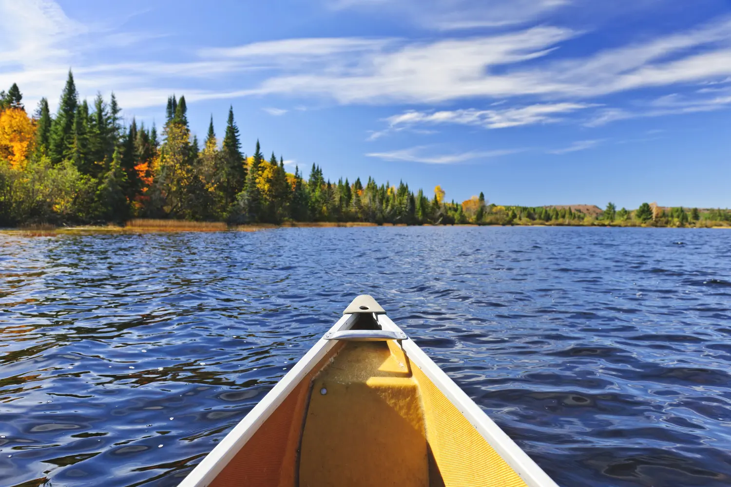Canoeing at Algonquin Provincial Park in Canada