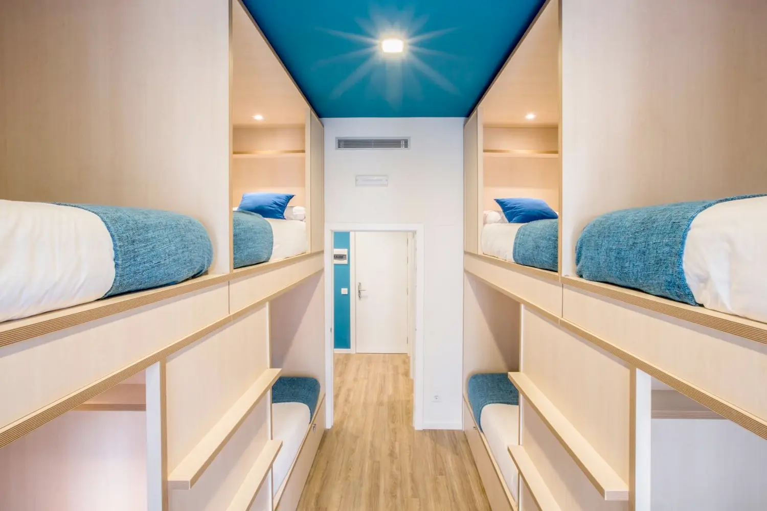 Dorm room at Mola Hostel in Madrid