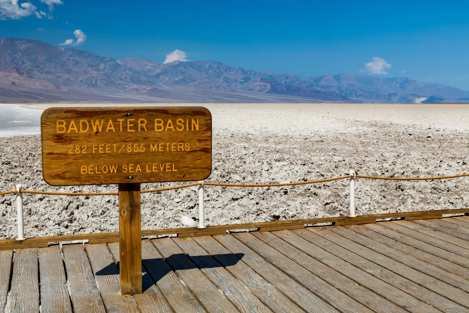Badwater Basin at Death Valley National Park in California, USA