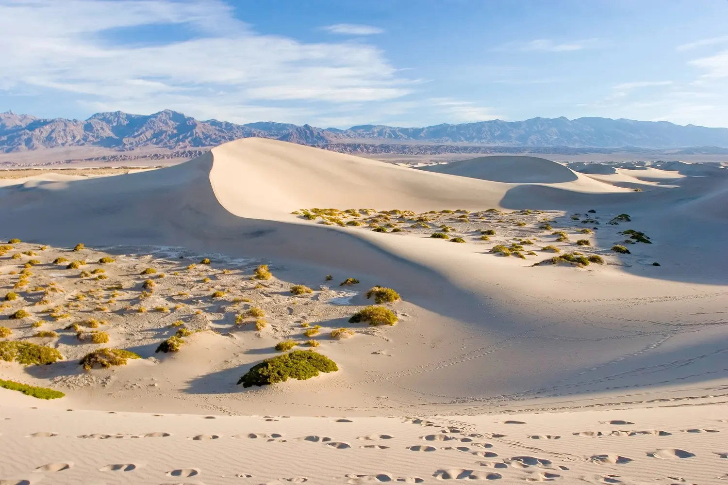 Mesquite Flat Sand Dunes at Death Valley National Park in California, USA