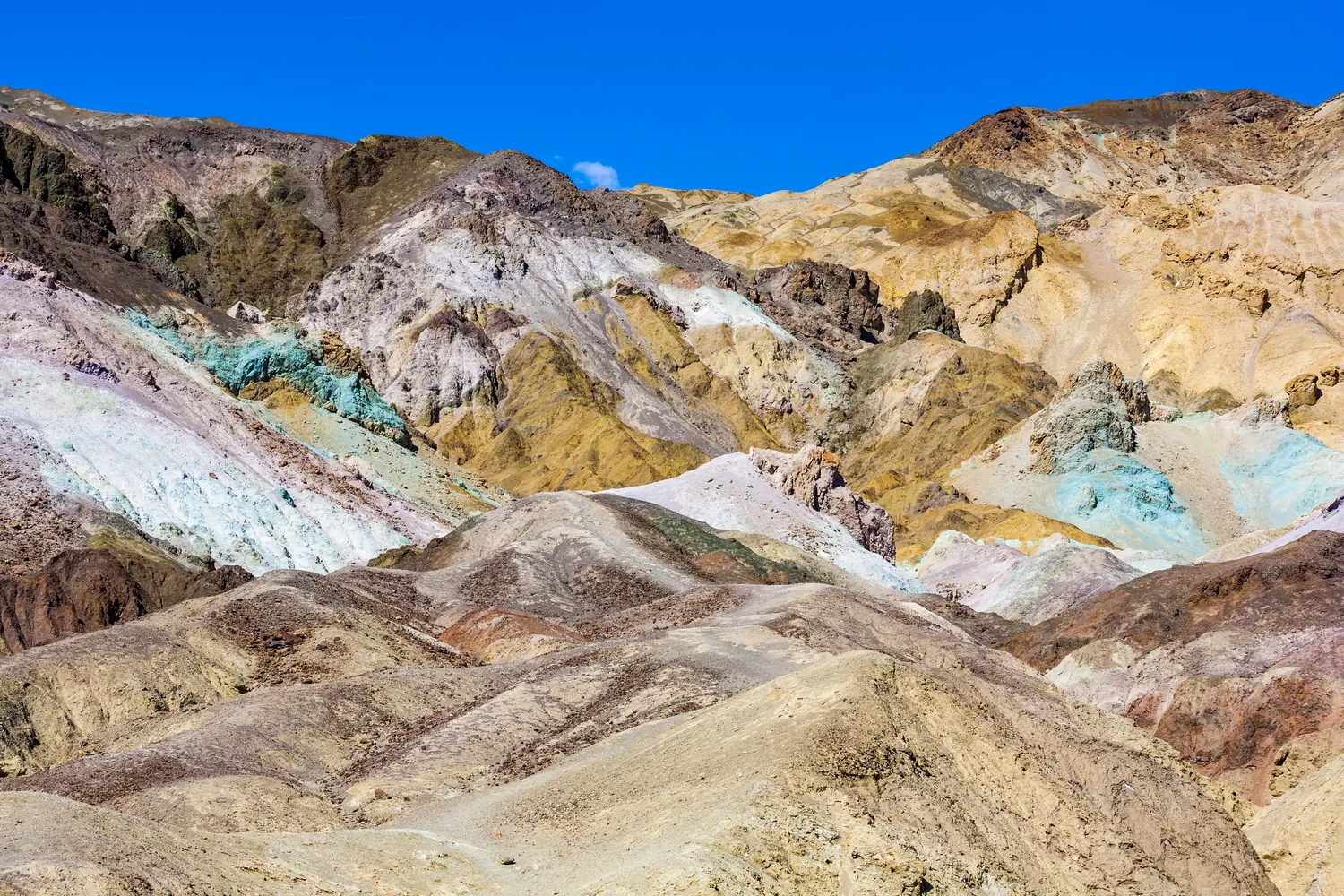 Artist's Palette at Artist's Drive in the Death Valley National Park, California, USA