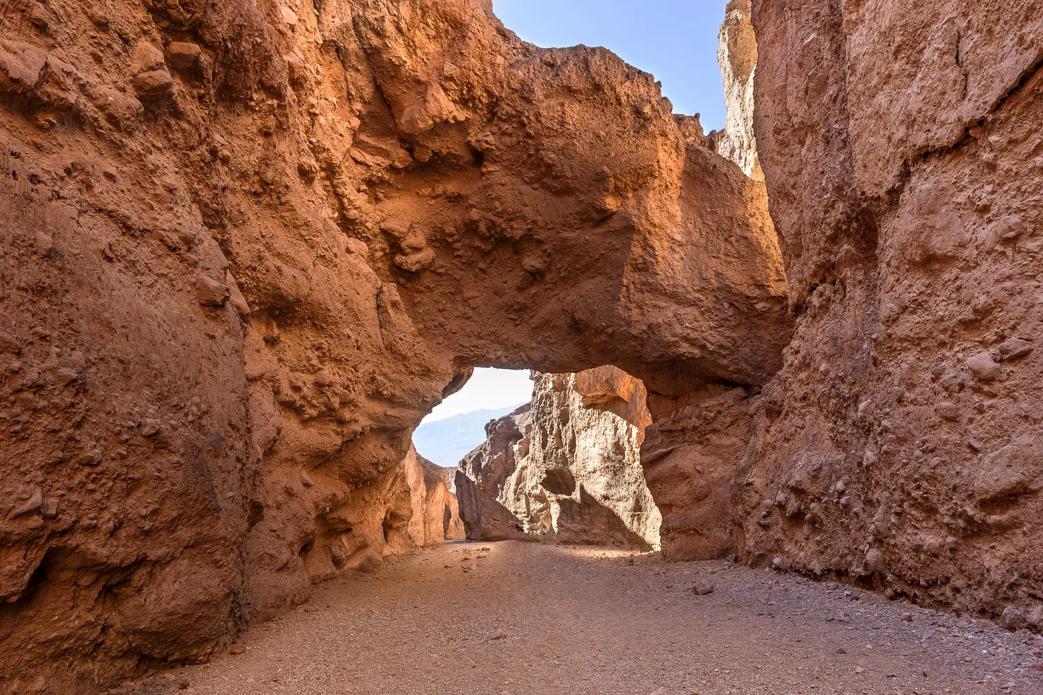 Natural Bridge in Canyon at Death Valley National Park in California, USA