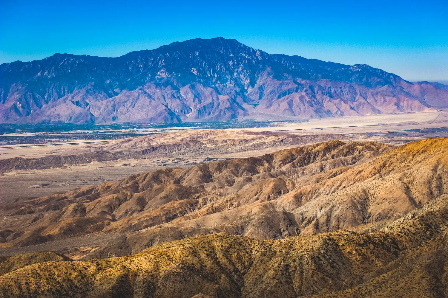 View from Keys View at Joshua Tree National Park in California, USA