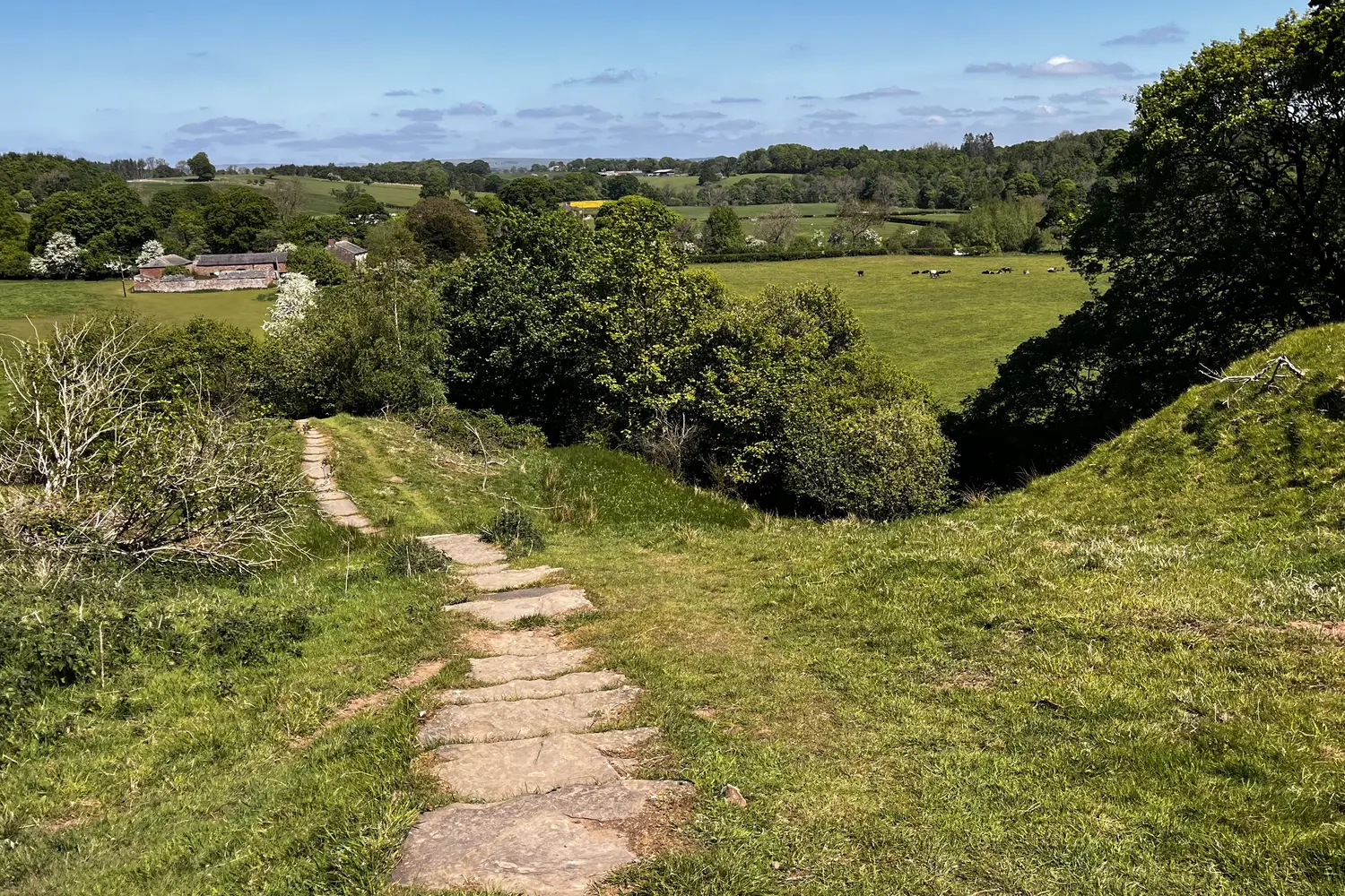 Hadrian's Wall Path in England, UK