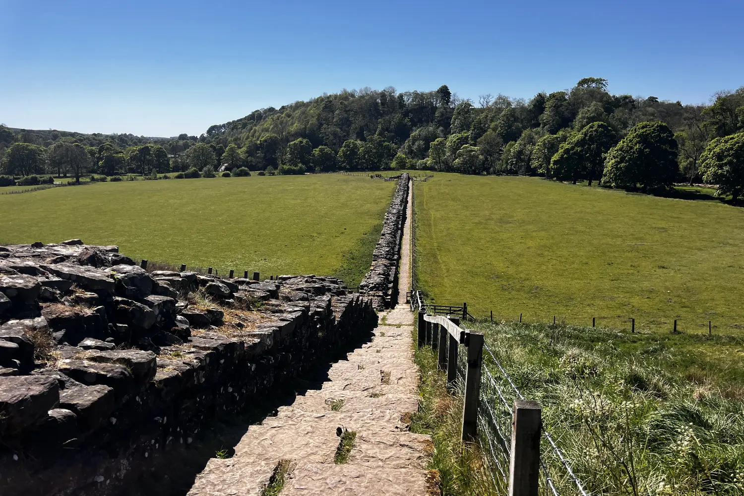 Hadrian's Wall Path in England, UK
