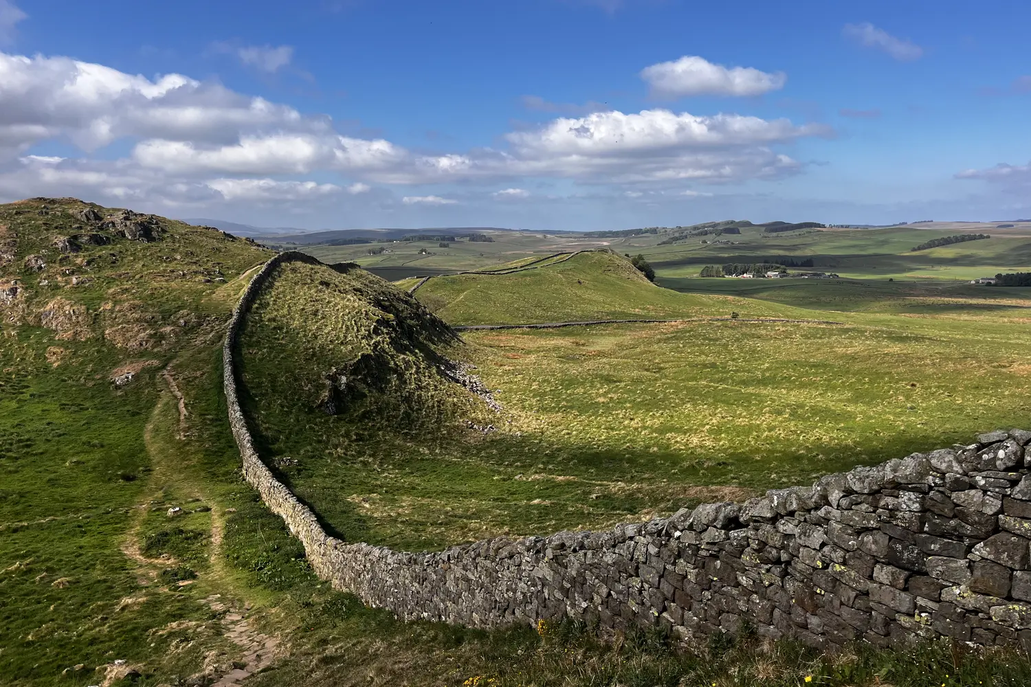 Hadrian's Wall Path in England, UK