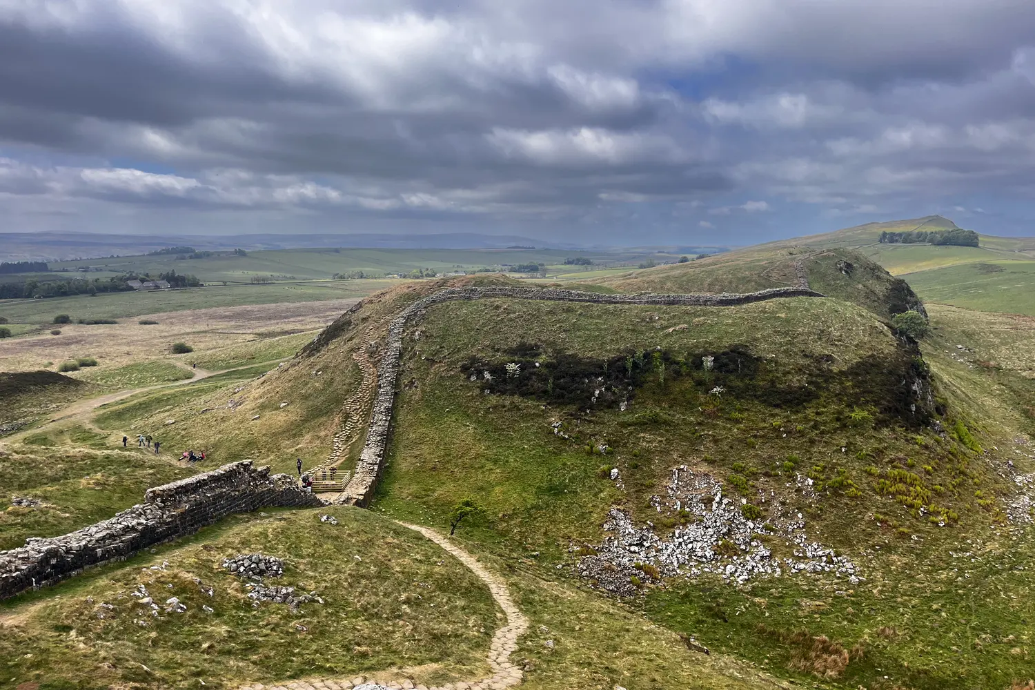 Hadrian's Wall Path in England, UK