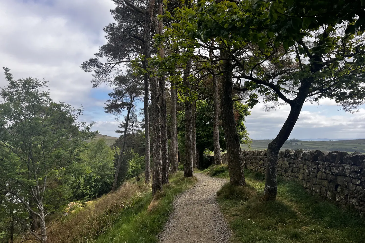 Hadrian's Wall Path in England, UK