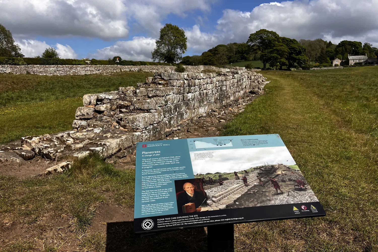 Hadrian's Wall Path in England, UK