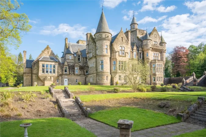 Castle Airbnb in Scotland, UK